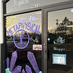 Mystical Beginnings Shoppe - Front of shop
