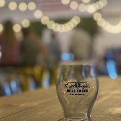 Mill Creek Brewing - Not sure? You can ask for a taste. You can see by empty glass I enjoyed the Mango Darlin