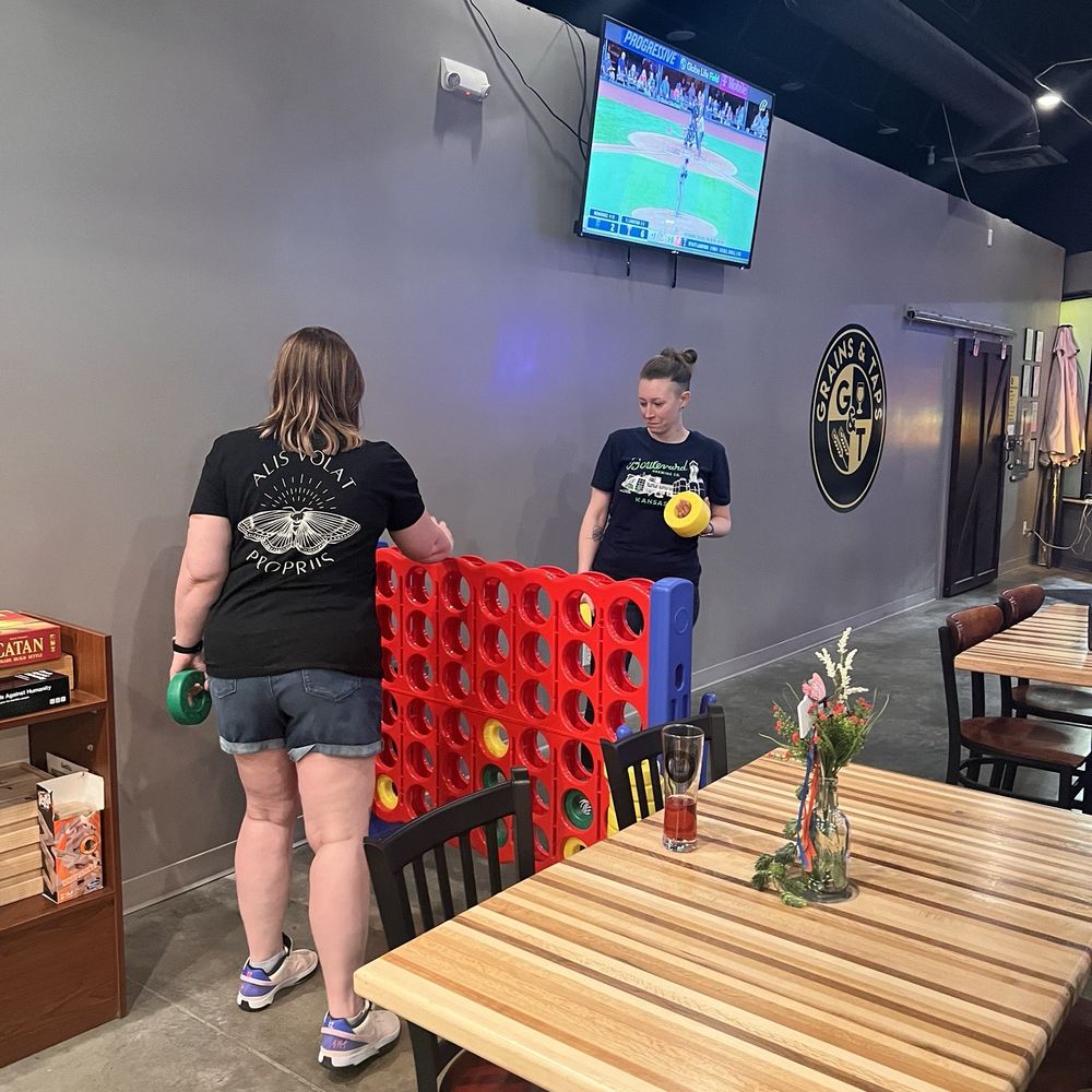 Grains and Taps - Giant Connect Four - Brewpubs Near Me - Lee's Summit, Missouri Grains and Taps - Giant Connect Four - Brewpubs Near Me - Lee's Summit, Missouri