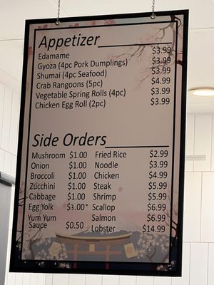 Menu photo 3 Buckeye Hibachi - Broad St Columbus, OH