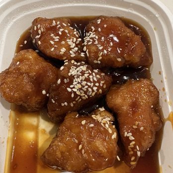 Jade Bowl House - Sesame chicken (half eaten already -- too good to wait for the photo!) - Chinese Near Me - Gahanna, Ohio Jade Bowl House - Sesame chicken (half eaten already -- too good to wait for the photo!) - Chinese Near Me - Gahanna, Ohio