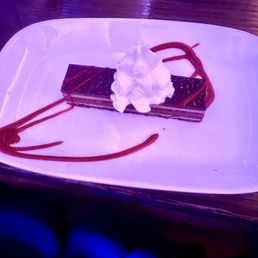 Wafer, sauce & cream Wafer, sauce & cream