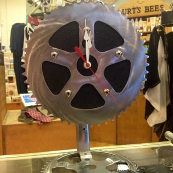 Route 66 - Clock made out of bike parts - Gift Shops Near Me - Oklahoma City, Oklahoma Route 66 - Clock made out of bike parts - Gift Shops Near Me - Oklahoma City, Oklahoma