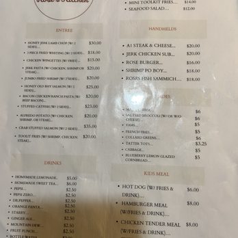 Rose's Kitchen - Menu - Soul Food Near Me - Richmond, Virginia Rose's Kitchen - Menu - Soul Food Near Me - Richmond, Virginia