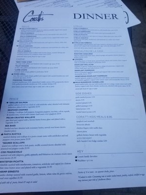 Menu photo 4 Coratti's On Main Milford, MI
