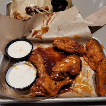 Buffalo Wild Wings - Wings baby!!! Bone-in is the only way to go!! - Chicken Wings Near Me - Zionsville, Indiana