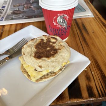 Raven's Nest - breakfast sandwich, latte - Breakfast & Brunch Near Me - Culpeper, Virginia