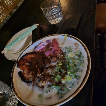 Gretel - Tonkotsu Ramen with prime ribbon add on - Cocktail Bars Near Me - Chicago, Illinois