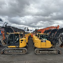 Tyler Rental - Excavator row