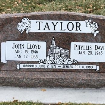 Utah Monument - Double upright headstone - Funeral Services & Cemeteries Near Me - St. George, Utah Utah Monument - Double upright headstone - Funeral Services & Cemeteries Near Me - St. George, Utah