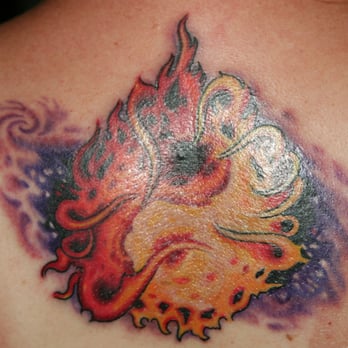 Red Hot Tattoo - Design and work by Pat - Tattoo Near Me - Arcadia, California