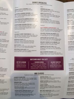 Menu photo 6 P.F. Chang's Natick, MA Menu photo 6 P.F. Chang's Natick, MA