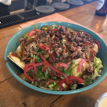 Marker 244 - Barbecue nachos with queso - Seafood Near Me - Port Royal, South Carolina Marker 244 - Barbecue nachos with queso - Seafood Near Me - Port Royal, South Carolina