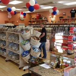 Beef Jerky Outlet - Wall to wall jerky! Along with gourmet popcorn, chocolates and candies. And a Hot Sauce Wall!!!