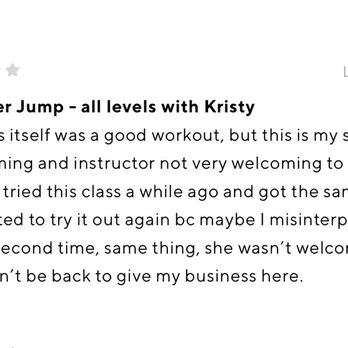 Beyond Pilates - I thought it was just me, but after looking at other reviews on the class pass app, others felt the same vibe from her. - Barre Classes Near Me - San Diego, California Beyond Pilates - I thought it was just me, but after looking at other reviews on the class pass app, others felt the same vibe from her. - Barre Classes Near Me - San Diego, California
