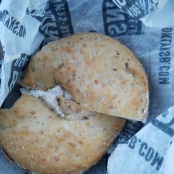 Brooklyn Bagels Cafe - Multigrain bagel w/ garden cream cheese. - Bagels Near Me - Muskegon, Michigan