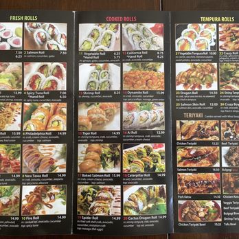 Sushi Ai - Menu as of 08/2023 - Sushi Bars Near Me - Goleta, California