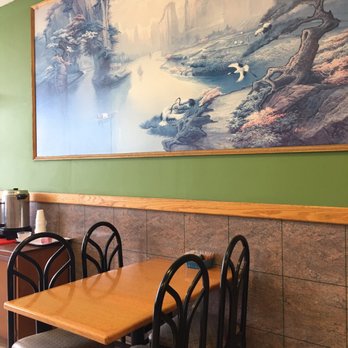 Jade China - Wall art and one of the tables. - Chinese Near Me - Fishkill, New York