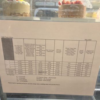 Simply Cake - May 2025 cake menu - Patisserie/Cake Shop Near Me - San Mateo, California Simply Cake - May 2025 cake menu - Patisserie/Cake Shop Near Me - San Mateo, California