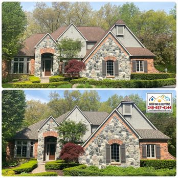 Roofing and Beyond - Before and after roof replacement in Clarkston, MI - Roofing Near Me - Clarkston, Michigan Roofing and Beyond - Before and after roof replacement in Clarkston, MI - Roofing Near Me - Clarkston, Michigan