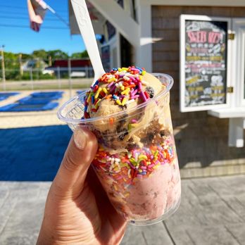 Sweet Izzy - raspberry and coffee oreo ice hard serve ice cream with sprinkles - Ice Cream & Frozen Yogurt Near Me - Harwich, Massachusetts Sweet Izzy - raspberry and coffee oreo ice hard serve ice cream with sprinkles - Ice Cream & Frozen Yogurt Near Me - Harwich, Massachusetts