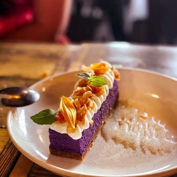 Dija Mara - Taro coconut cheesecake - Indonesian Near Me - Oceanside, California Dija Mara - Taro coconut cheesecake - Indonesian Near Me - Oceanside, California