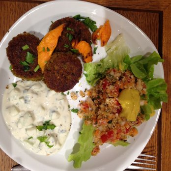 60 Degrés - Falafels sans gluten, tzatziki et taboulé de choux-fleur - Tea Rooms Near Me - Aix-en-Provence, 13