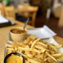 DON'T SLEEP ON THE CABBAGE SOUP & CHEESE FRIES!