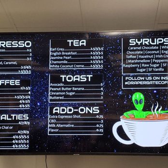 Drapergate Coffee and Vape - Delicious coffee!!! - Vape Shops Near Me - Draper, Utah