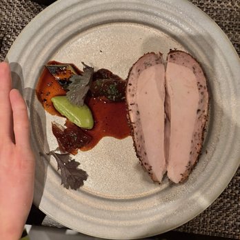 Boka - Size of the Black Truffle Chicken entree - New American Near Me - Chicago, Illinois