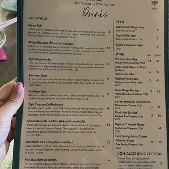 Miss Bāo - Cocktail drinks menu - Japanese Near Me - Kingston, Ontario Miss Bāo - Cocktail drinks menu - Japanese Near Me - Kingston, Ontario