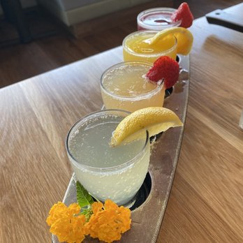 Broken Yolk Cafe - Mimosa flight! Lemonade, grapefruit, classic, and pomegranate. Not a single flavor disappoints - Breakfast & Brunch Near Me - Oceanside, California Broken Yolk Cafe - Mimosa flight! Lemonade, grapefruit, classic, and pomegranate. Not a single flavor disappoints - Breakfast & Brunch Near Me - Oceanside, California