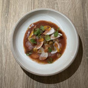 Driftwood - Washington coast rockfish crudo - IG @bougiefoodieboi - Seafood Near Me - Seattle, Washington Driftwood - Washington coast rockfish crudo - IG @bougiefoodieboi - Seafood Near Me - Seattle, Washington