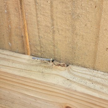Armstrong Fence - nails sticking out of the fence - Fences & Gates Near Me - Jacksonville, Florida Armstrong Fence - nails sticking out of the fence - Fences & Gates Near Me - Jacksonville, Florida