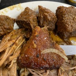 Pork plate with crackling Pork plate with crackling