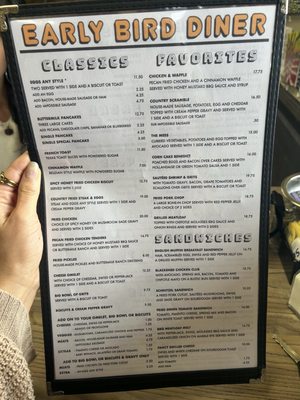 Menu photo 3 Early Bird Diner Charleston, SC