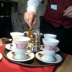 Rheinhotel Lamm - Rüdesheimer Kaffee wir am Tisch zubereitet ..lecker.