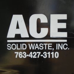 ACE Solid Waste - Contact info on the side of my recycling bin.