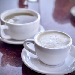 Sausalito Bakery & Cafe - Cappuccino and Chamomile Herbal Tea