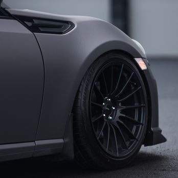 Noble Works - Subaru BRZ done in a Matte Metallic Charcoal vinyl wrap. - Vehicle Wraps Near Me - Salem, Oregon Noble Works - Subaru BRZ done in a Matte Metallic Charcoal vinyl wrap. - Vehicle Wraps Near Me - Salem, Oregon