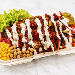 CHICKEN OVER SALAD