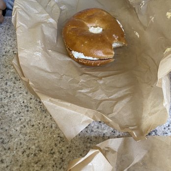 Einstein Bros. Bagels - Bagel with Plain Cream Cheese - Bagels Near Me - Redding, California