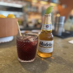Upstairs Lounge - Sangria and Modelo