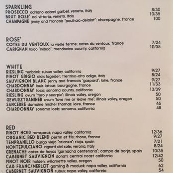 Magpie Cafe - Wine menu - Bakeries Near Me - Baton Rouge, Louisiana