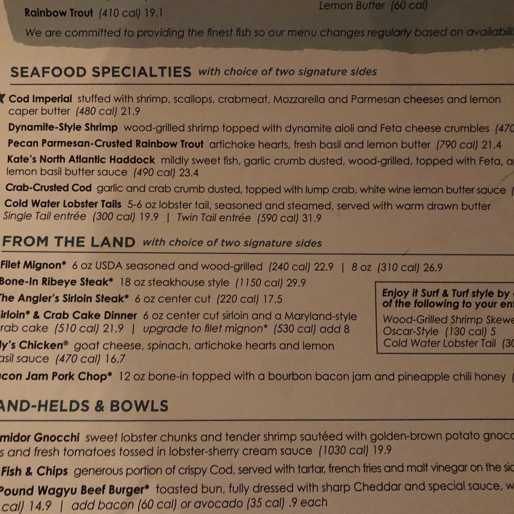 Bonefish Grill - Menu - Seafood Near Me - Gainesville, Florida Bonefish Grill - Menu - Seafood Near Me - Gainesville, Florida