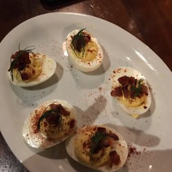 Seawolf - Deviled eggs with bacon!!