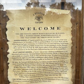 J Huston Tavern - History - American Near Me - Arrow Rock, Missouri J Huston Tavern - History - American Near Me - Arrow Rock, Missouri
