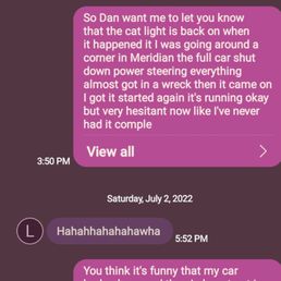The owner of Boisemotorz Lee laughing that I almost wrecked because the vehicle I bought from him
