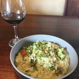 Veggie Risotto with a Cabernet