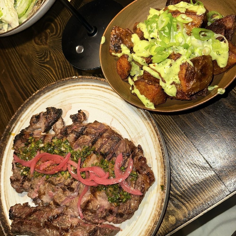Mango Bay - Ribeye and saffron potatoes special - Caribbean Near Me - Brooklyn, New York Mango Bay - Ribeye and saffron potatoes special - Caribbean Near Me - Brooklyn, New York